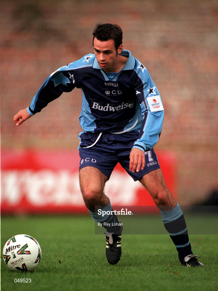22 October 2000; John Martin of UCD during the Eircom League Premier Division match between UCD and Shamrock Rovers at Belfield Park in Dublin. Photo by Ray Lohan/Sportsfile