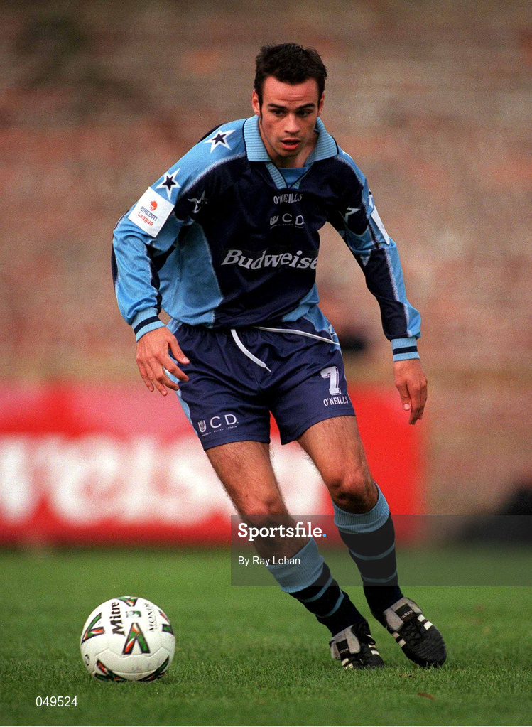 22 October 2000; John Martin of UCD during the Eircom League Premier Division match between UCD and Shamrock Rovers at Belfield Park in Dublin. Photo by Ray Lohan/Sportsfile