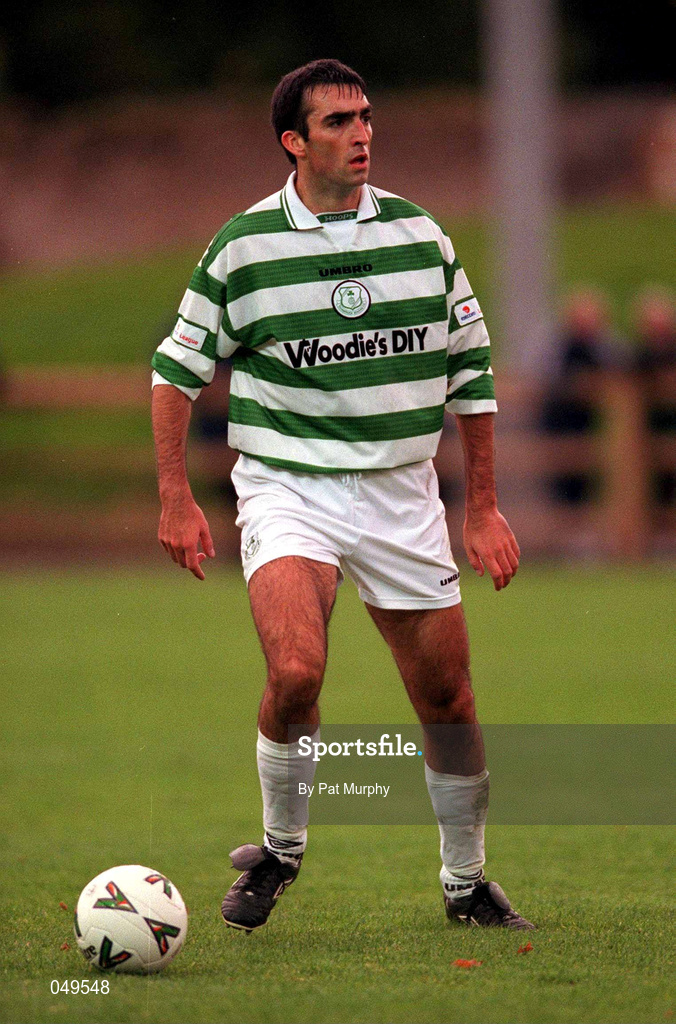 22 October 2000; Terry Palmer of Shamrock Rovers during the Eircom League Premier Division match between UCD and Shamrock Rovers at Belfield Park in Dublin. Photo by Pat Murphy/Sportsfile