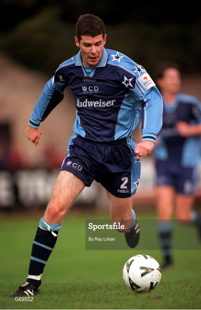 22 October 2000; Eamon McLaughlin of UCD during the Eircom League Premier Division match between UCD and Shamrock Rovers at Belfield Park in Dublin. Photo by Ray Lohan/Sportsfile