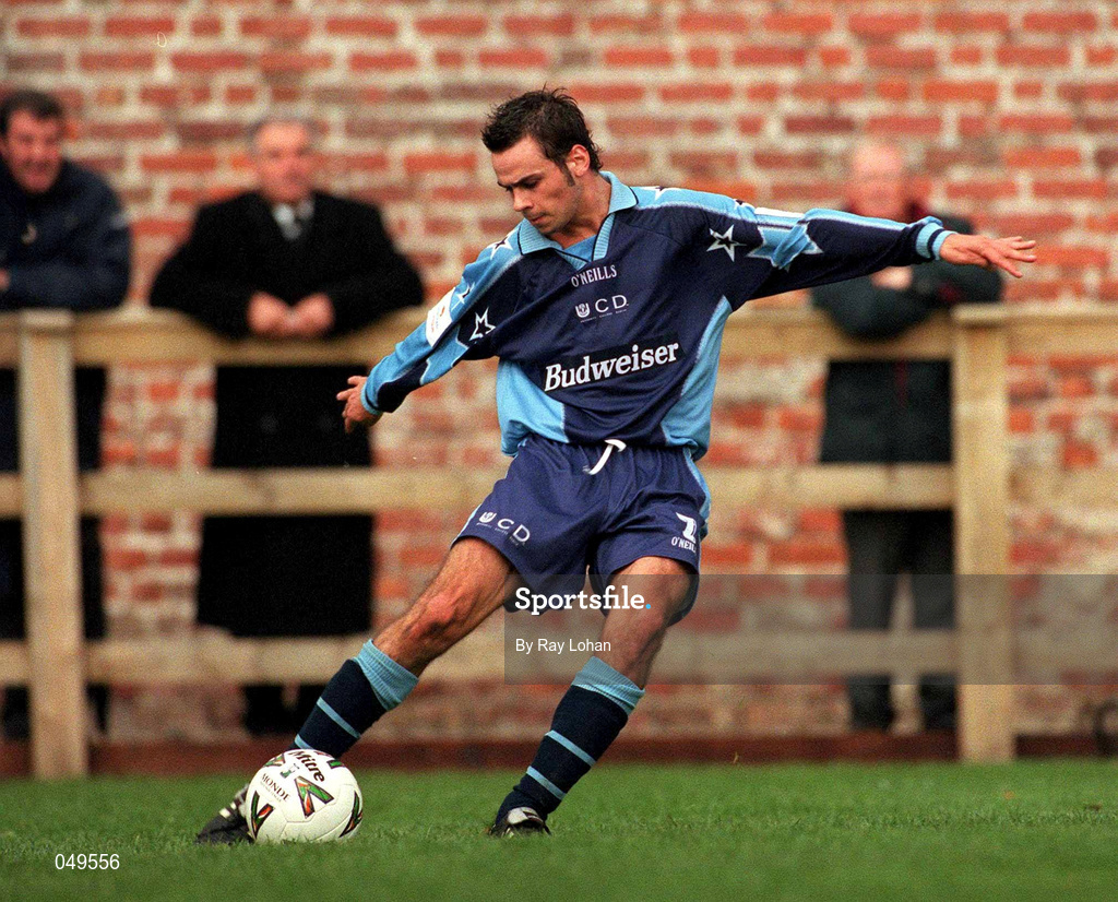 22 October 2000; John Martin of UCD during the Eircom League Premier Division match between UCD and Shamrock Rovers at Belfield Park in Dublin. Photo by Ray Lohan/Sportsfile
