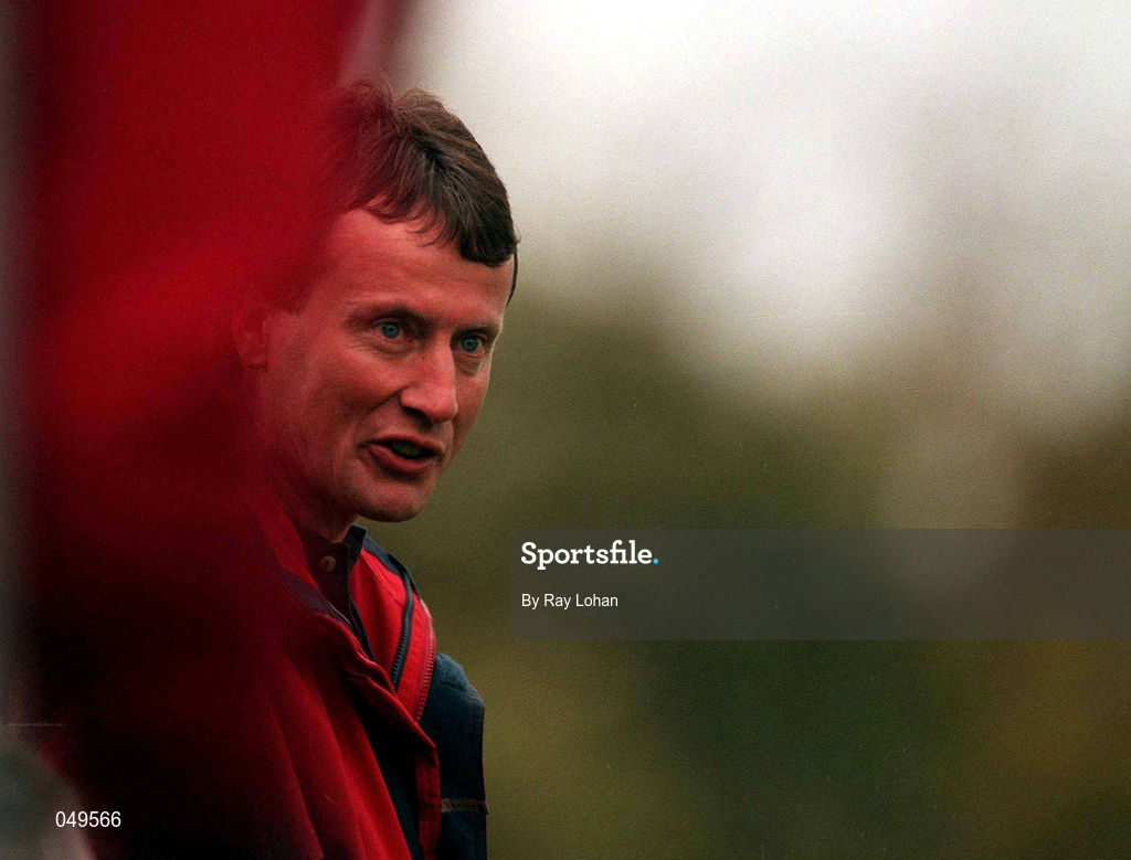 22 October 2000; UCD manager Martin Moran during the Eircom League Premier Division match between UCD and Shamrock Rovers at Belfield Park in Dublin. Photo by Ray Lohan/Sportsfile