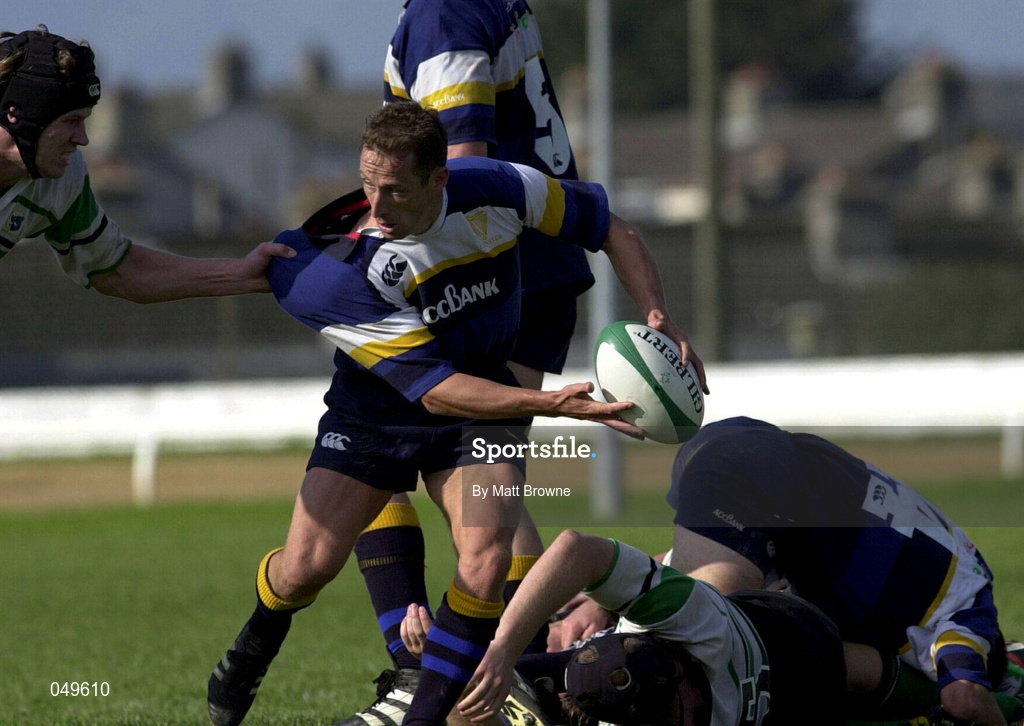 30 September 2000; Kevin Putt of Leinster during the Guinness Interprovincial Rugby Championship match between Connacht and Leinster at the Sportsground in Galway. Photo by Matt Browne/Sportsfile