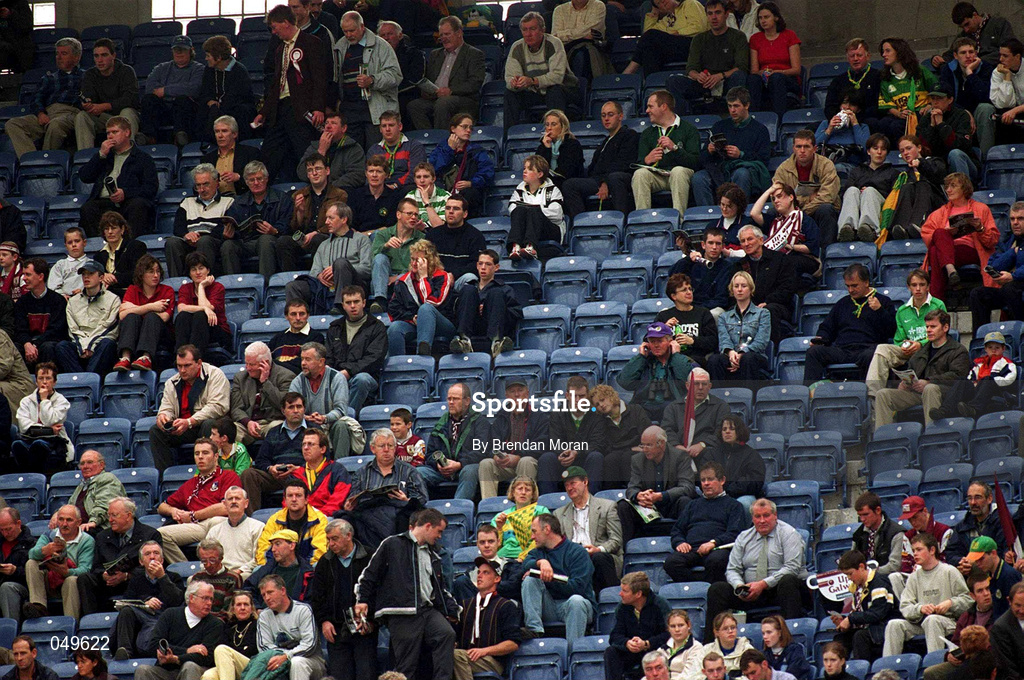 7 October 2000; Empty seats in the canal end during the Bank of Ireland All-Ireland Senior Football Championship Final Replay match between Kerry and Galway at Croke Park in Dublin. Photo by Brendan Moran/Sportsfile