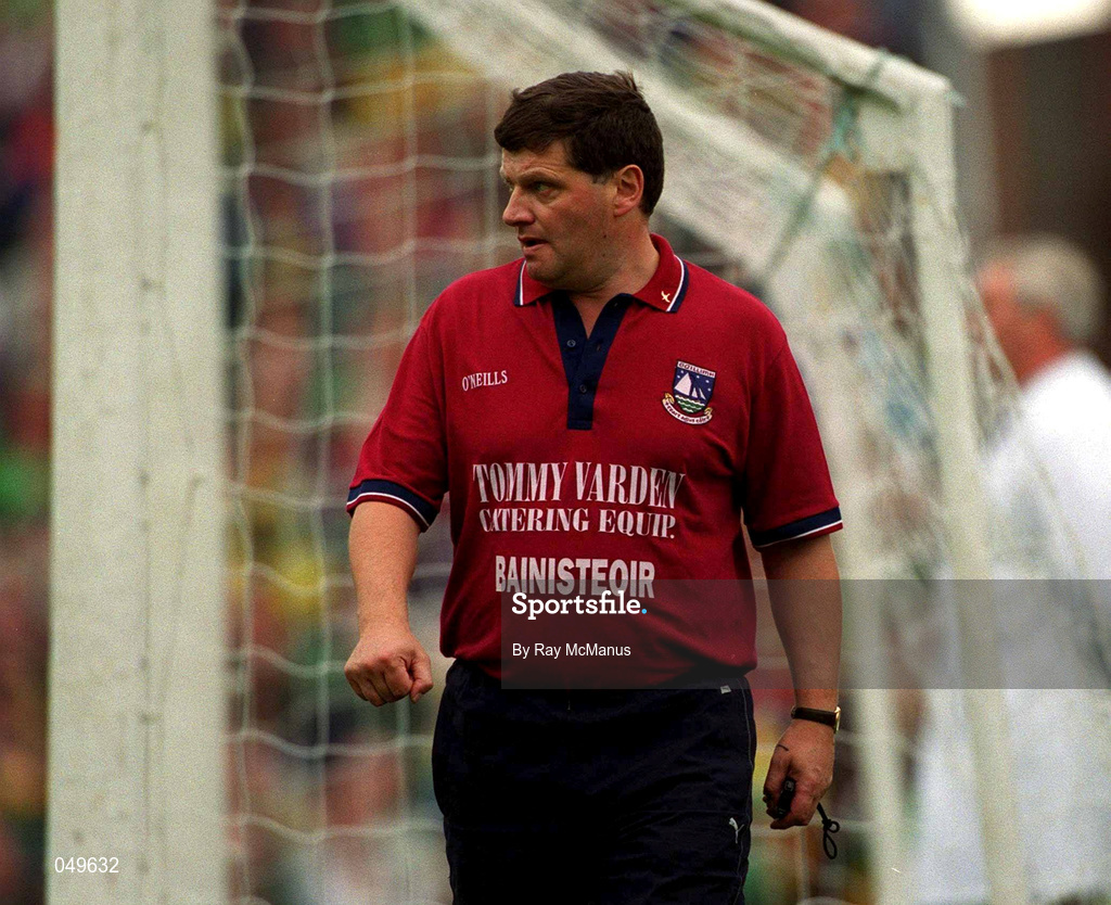 7 October 2000; Galway manager John O'Mahony during the Bank of Ireland All-Ireland Senior Football Championship Final Replay match between Kerry and Galway at Croke Park in Dublin. Photo by Ray McManus/Sportsfile