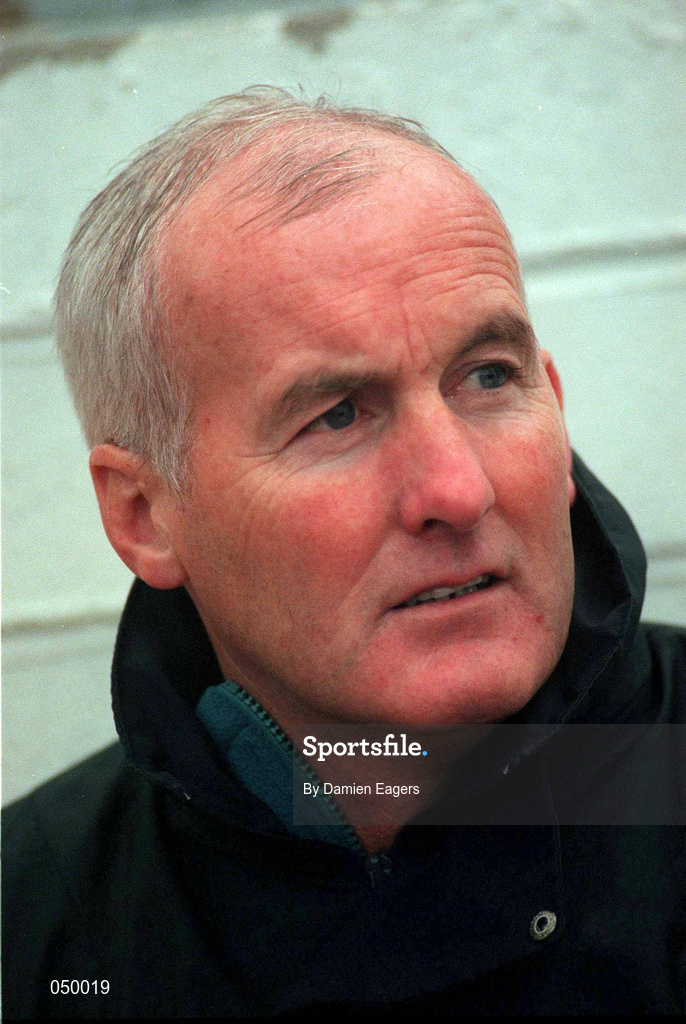29 October 2000; Roscommon manager John Tobin during the Church & General National Football League Division 1A match between Roscommon and Galway at Dr Hyde Park in Roscommon. Photo by Damien Eagers/Sportsfile