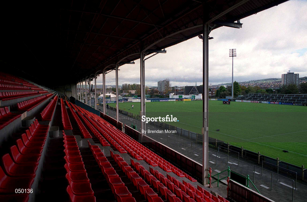 31 October 2000; A general view of Ravenhill Park in Belfast. Photo by Brendan Moran/Sportsfile