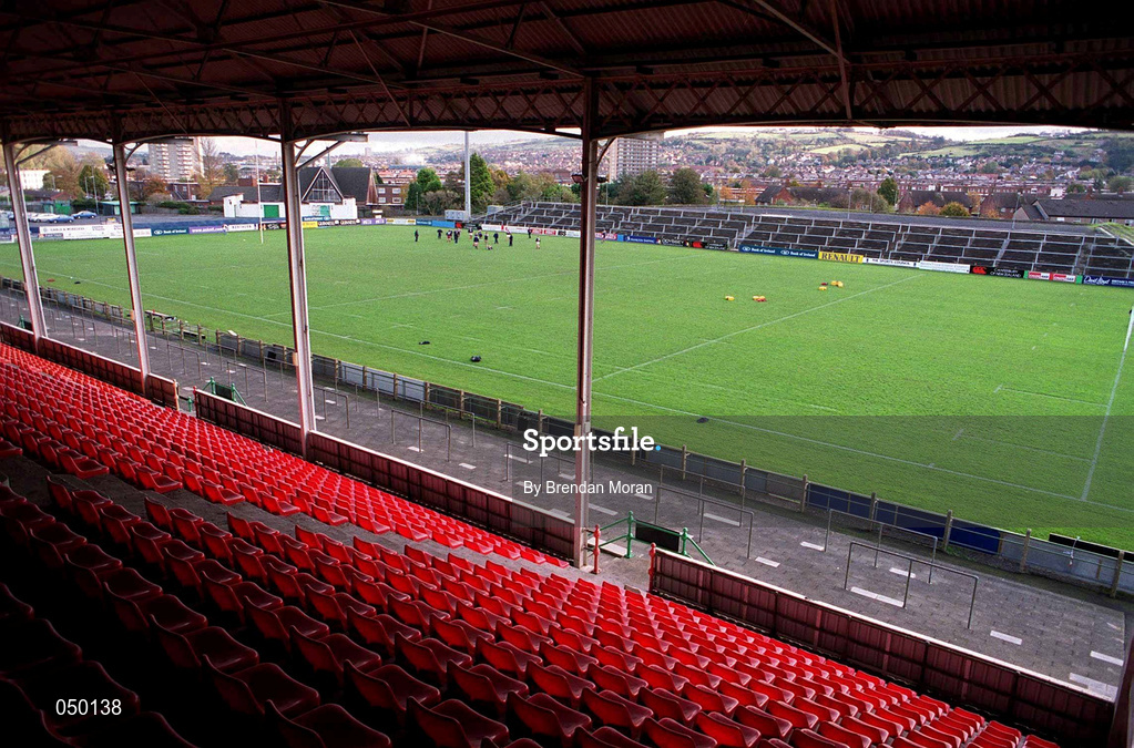 31 October 2000; A general view of Ravenhill Park in Belfast. Photo by Brendan Moran/Sportsfile
