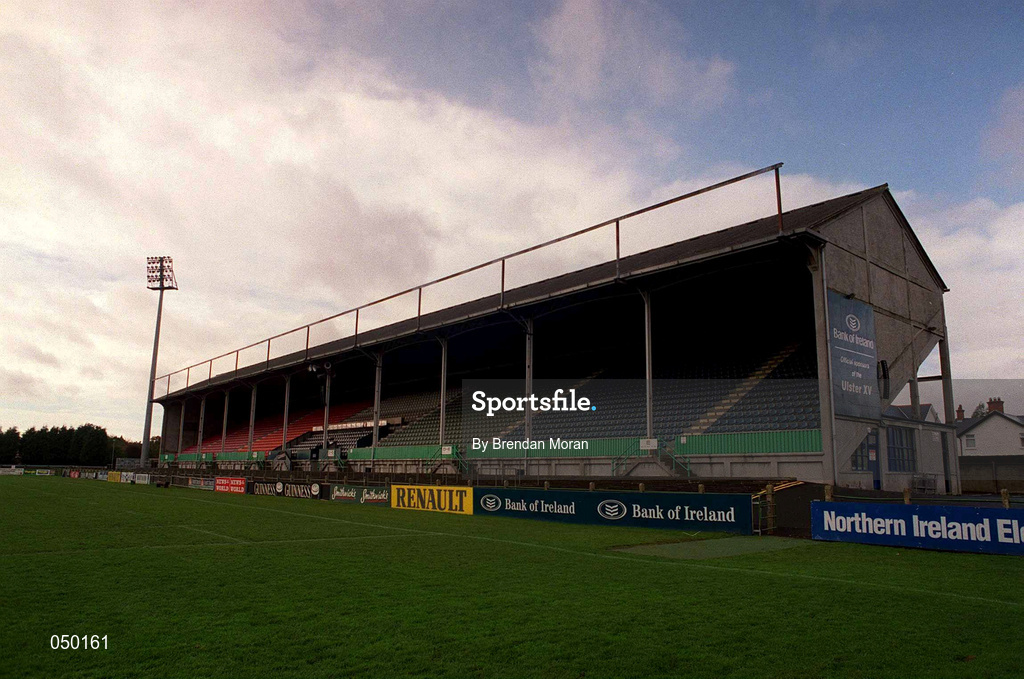 31 October 2000; A general view of Ravenhill Park in Belfast. Photo by Brendan Moran/Sportsfile