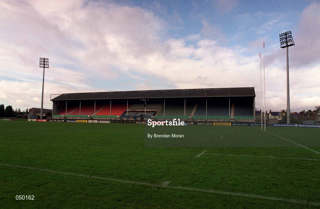 31 October 2000; A general view of Ravenhill Park in Belfast. Photo by Brendan Moran/Sportsfile