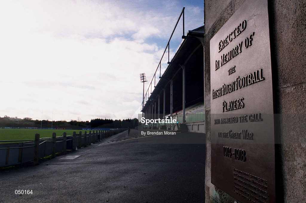 31 October 2000; A general view of Ravenhill Park in Belfast. Photo by Brendan Moran/Sportsfile