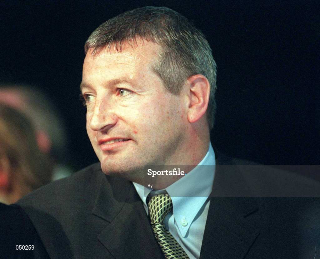 31 October 2000; Tony O'Donoghue, journalist. Picture credit; Ray McManus/SPORTSFILE