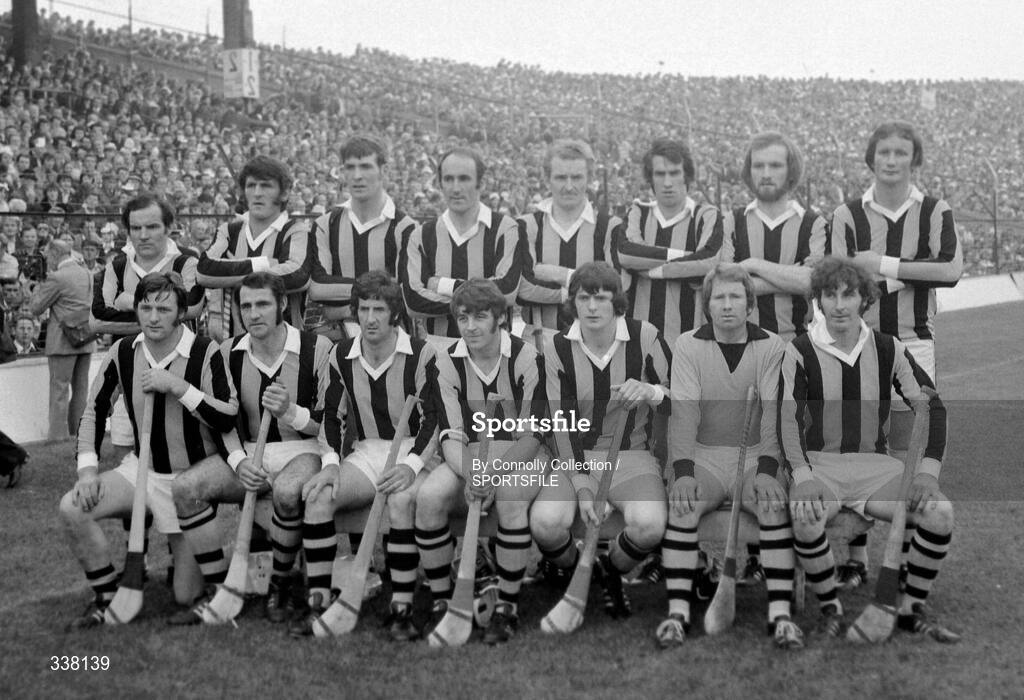 7 September 1975; The Kilkenny team portrait prior to the All Ireland Senior Hurling Final match between Kilkenny and Galway at Croke Park in Dublin. Photo by Connolly Collection/Sportsfile