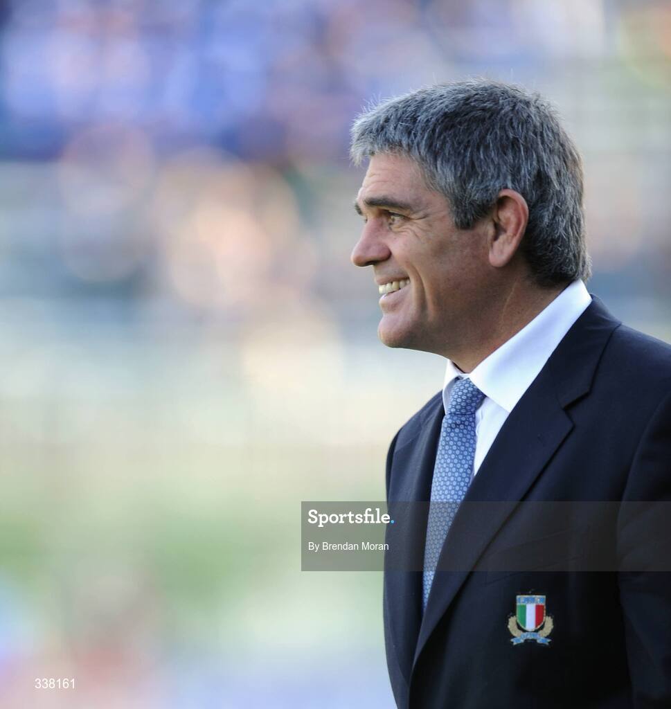15 February 2009; Nick Mallett, head coach, Italy. RBS Six Nations Championship, Italy v Ireland, Stadio Flaminio, Rome, Italy. Picture credit: Brendan Moran / SPORTSFILE