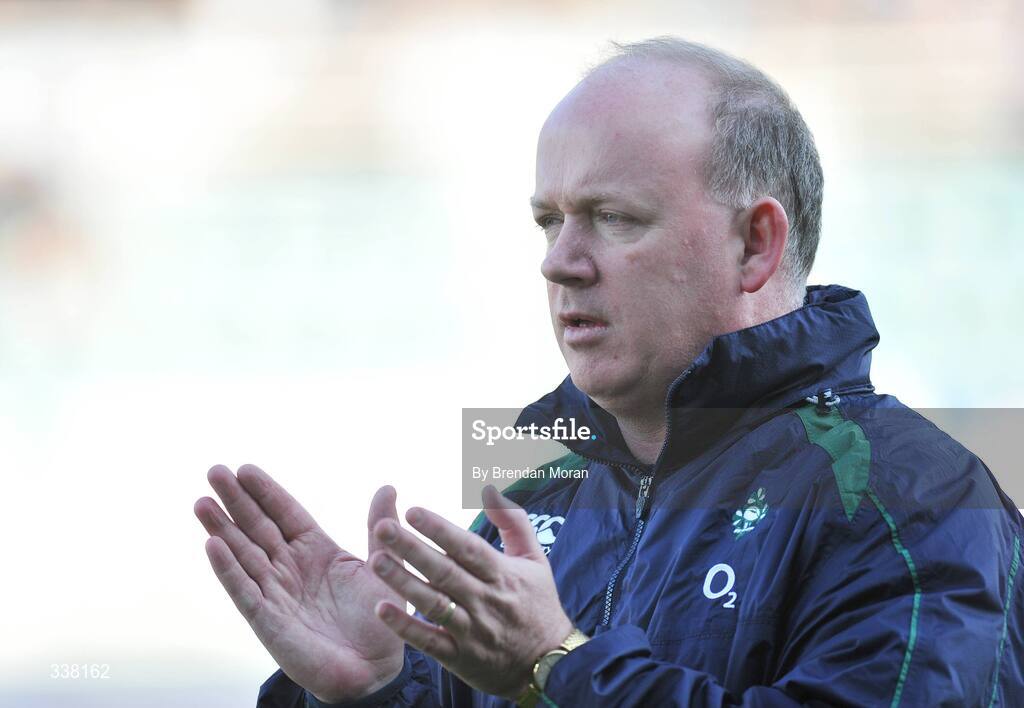 15 February 2009; Declan Kidney, head coach, Ireland. RBS Six Nations Championship, Italy v Ireland, Stadio Flaminio, Rome, Italy. Picture credit: Brendan Moran / SPORTSFILE