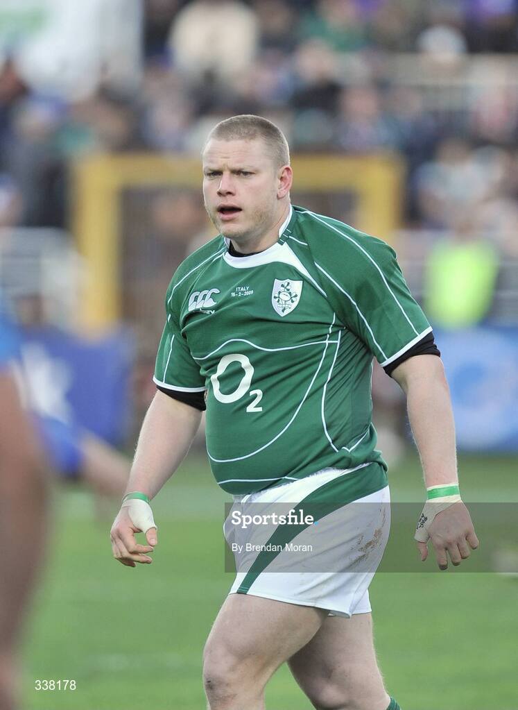 15 February 2009; Tom Court, Ireland. RBS Six Nations Championship, Italy v Ireland, Stadio Flaminio, Rome, Italy. Picture credit: Brendan Moran / SPORTSFILE