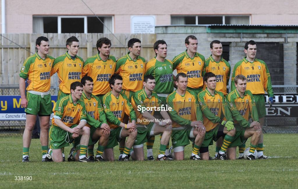 14 February 2009; The  Donegal team. Allianz GAA NFL Division 1 Round 2, Donegal v Mayo. Letterkenny, Co. Donegal. Picture credit: Oliver McVeigh / SPORTSFILE