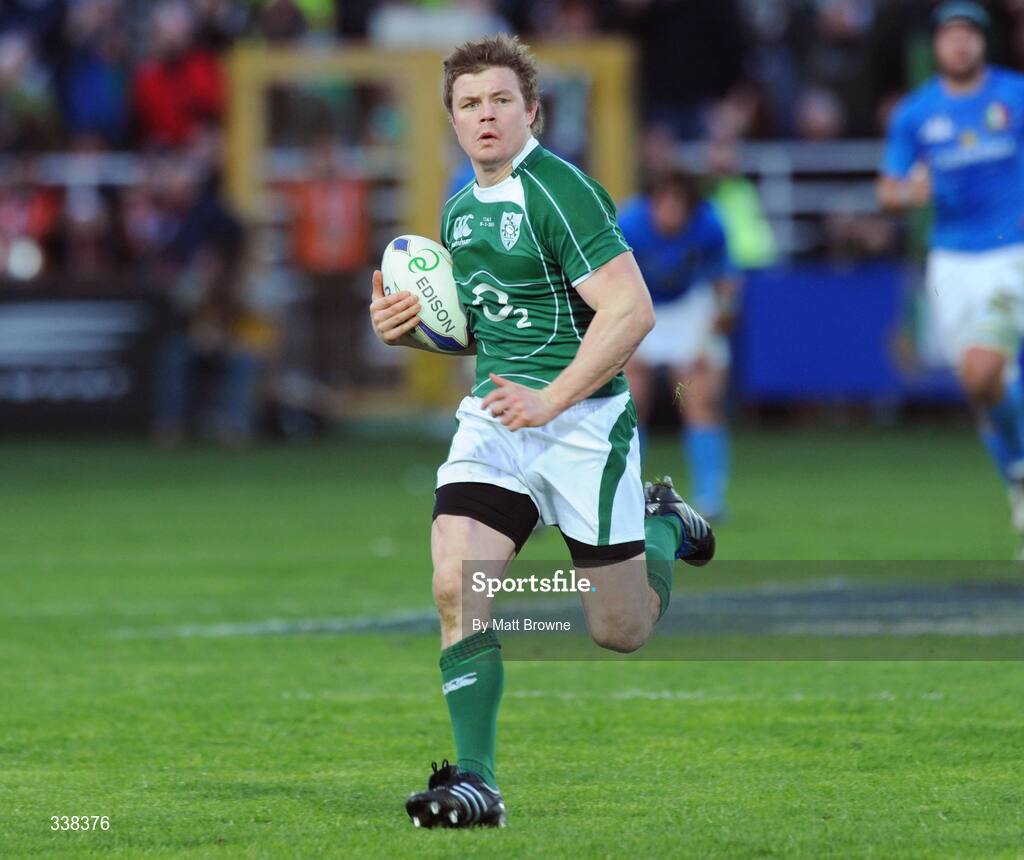 15 February 2009; Brian O'Driscoll, Ireland. RBS Six Nations Championship, Italy v Ireland, Stadio Flaminio, Rome, Italy. Picture credit: Matt Browne / SPORTSFILE