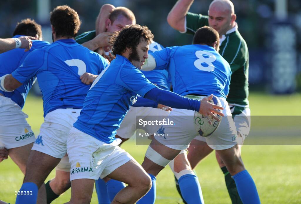 15 February 2009; Paul Griffen, Italy. RBS Six Nations Championship, Italy v Ireland, Stadio Flaminio, Rome, Italy. Picture credit: Matt Browne / SPORTSFILE