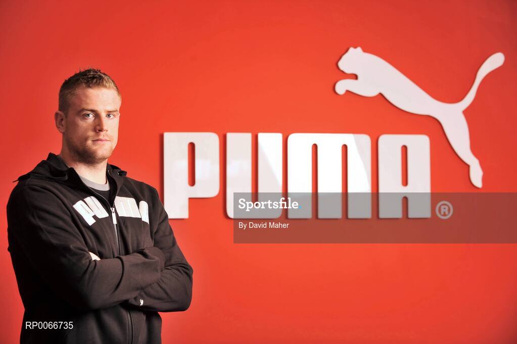 17 February 2009; The world's fastest growing sport-lifestyle brand, PUMA, today unveiled its extended stable of Irish Rugby players for the 2009 season. Present at the announcement included Jamie Heaslip, pictured, Luke Fitzgerald, and Tommy Bowe. The players were at PUMA's new Irish headquarters in Dublin to highlight the range of PUMA boots and apparel that has been designed for the rugby market. Puma Showrooms,  Blanchardstown, Dublin. Picture credit: David Maher / SPORTSFILE