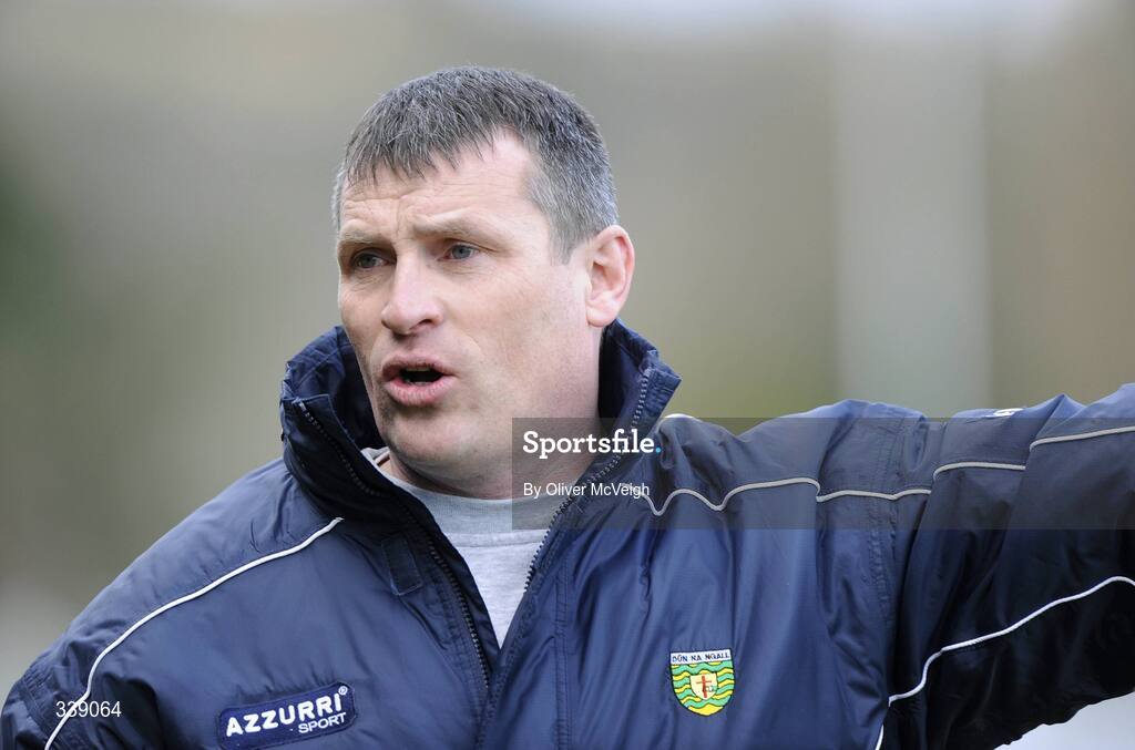 14 February 2009; Donegal manager John Joe Doherty. Allianz GAA NFL Division 1 Round 2, Donegal v Mayo. Letterkenny, Co. Donegal. Picture credit: Oliver McVeigh / SPORTSFILE
