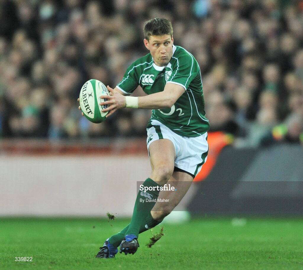 28 February 2009; Ronan O'Gara, Ireland. RBS Six Nations Rugby Championship, Ireland v England, Croke Park, Dublin. Picture credit: David Maher / SPORTSFILE *** Local Caption ***