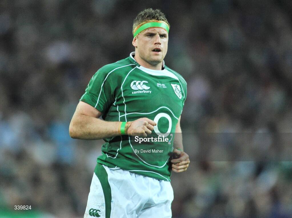28 February 2009; Jamie Heaslip, Ireland. RBS Six Nations Rugby Championship, Ireland v England, Croke Park, Dublin. Picture credit: David Maher / SPORTSFILE *** Local Caption ***