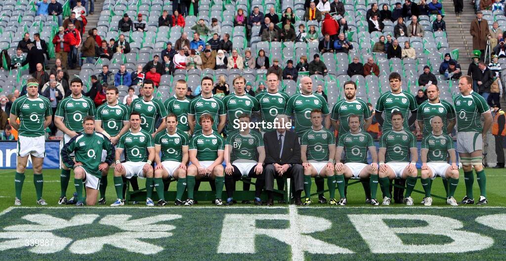 28 February 2009; The Ireland squad. RBS Six Nations Rugby Championship, Ireland v England, Croke Park, Dublin. Picture credit: SPORTSFILE *** Local Caption ***