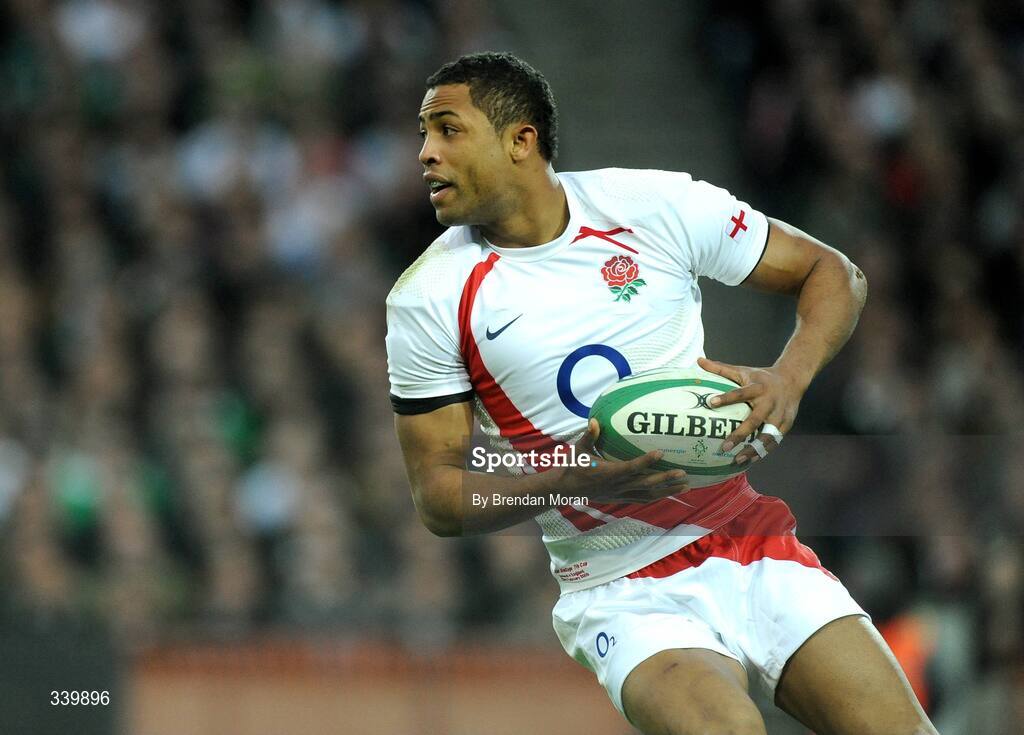 28 February 2009; Delon Armitage, England. RBS Six Nations Rugby Championship, Ireland v England, Croke Park, Dublin. Picture credit: Brendan Moran / SPORTSFILE