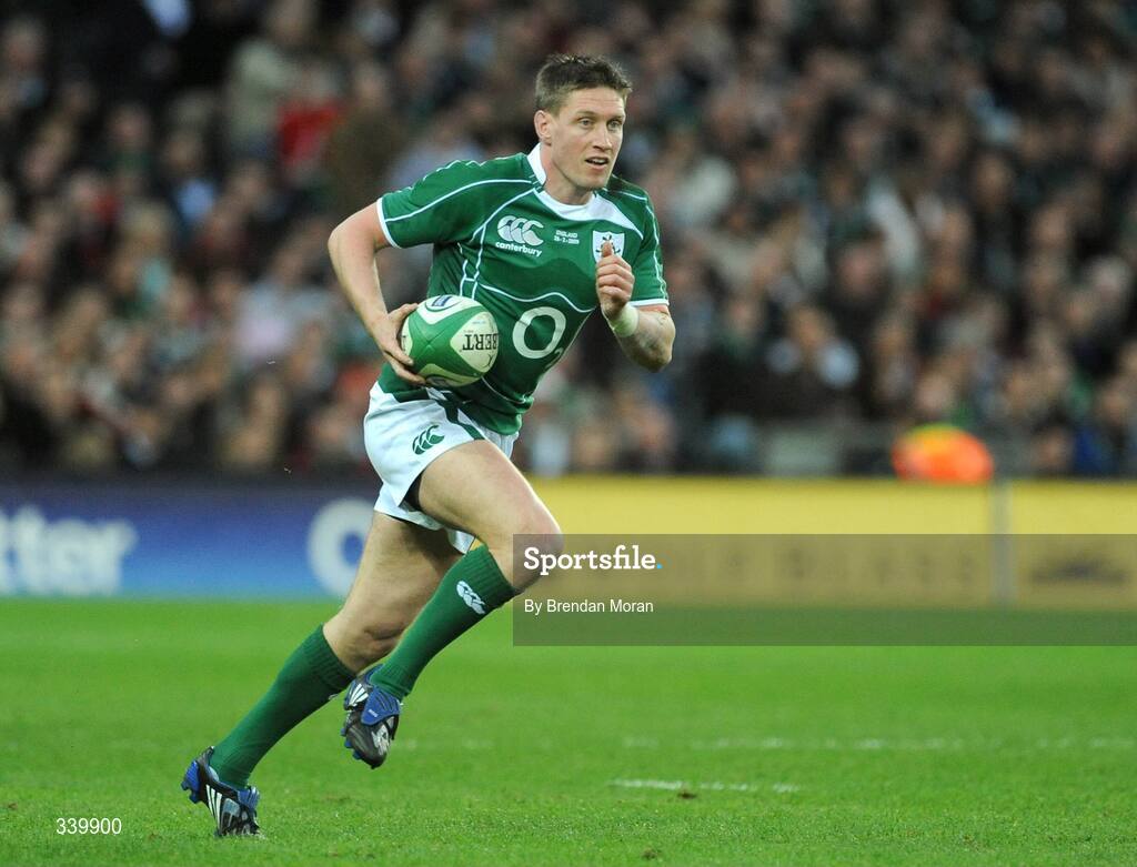 28 February 2009; Ronan O'Gara, Ireland. RBS Six Nations Rugby Championship, Ireland v England, Croke Park, Dublin. Picture credit: Brendan Moran / SPORTSFILE