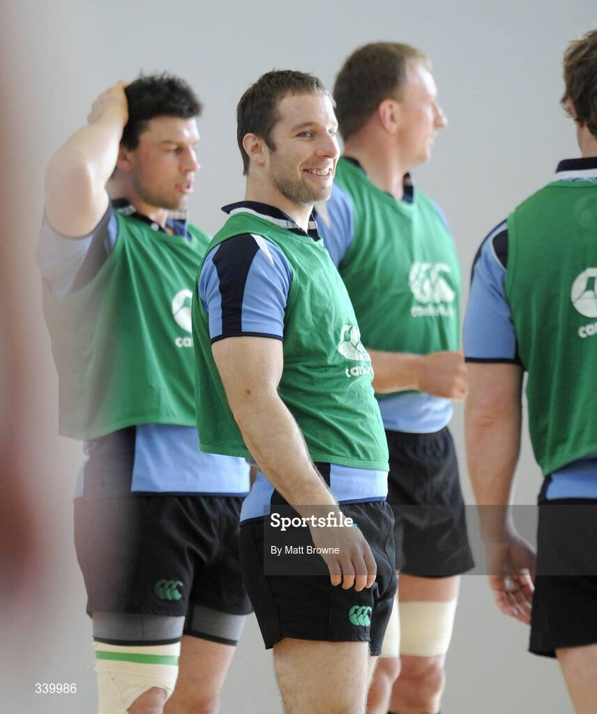 4 March 2009; Scrum-half Tomas O'Leary during Ireland squad training. UCC Mardyke Arena, Cork. Picture credit: Matt Browne / SPORTSFILE