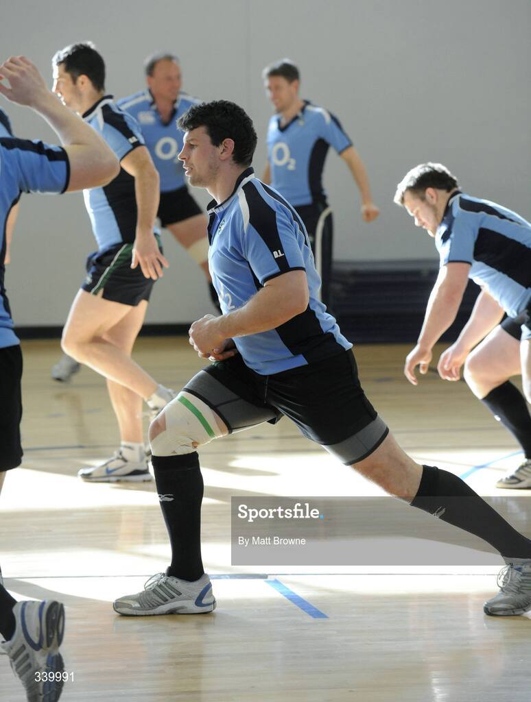 4 March 2009; Denis Leamy in action during Ireland squad training. UCC Mardyke Arena, Cork. Picture credit: Matt Browne / SPORTSFILE