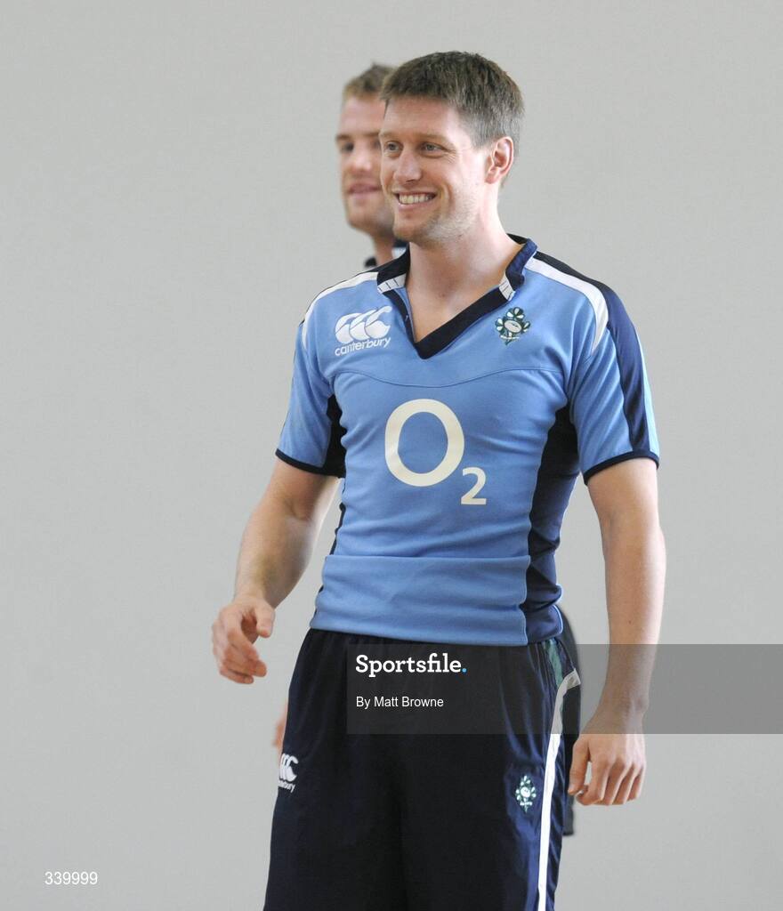 4 March 2009; Out-half Ronan O'Gara during Ireland squad training. UCC Mardyke Arena, Cork. Picture credit: Matt Browne / SPORTSFILE
