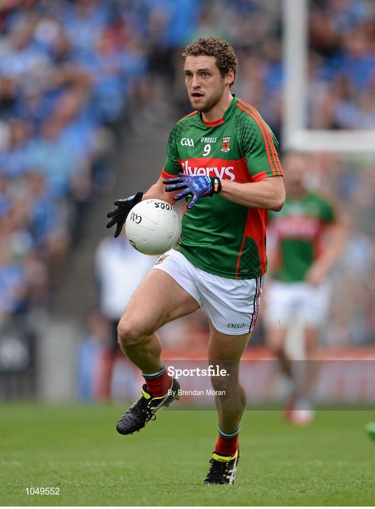 30 August 2015; Tom Parsons, Mayo. GAA Football All-Ireland Senior Championship, Semi-Final, Dublin v Mayo, Croke Park, Dublin. Picture credit: Brendan Moran / SPORTSFILE