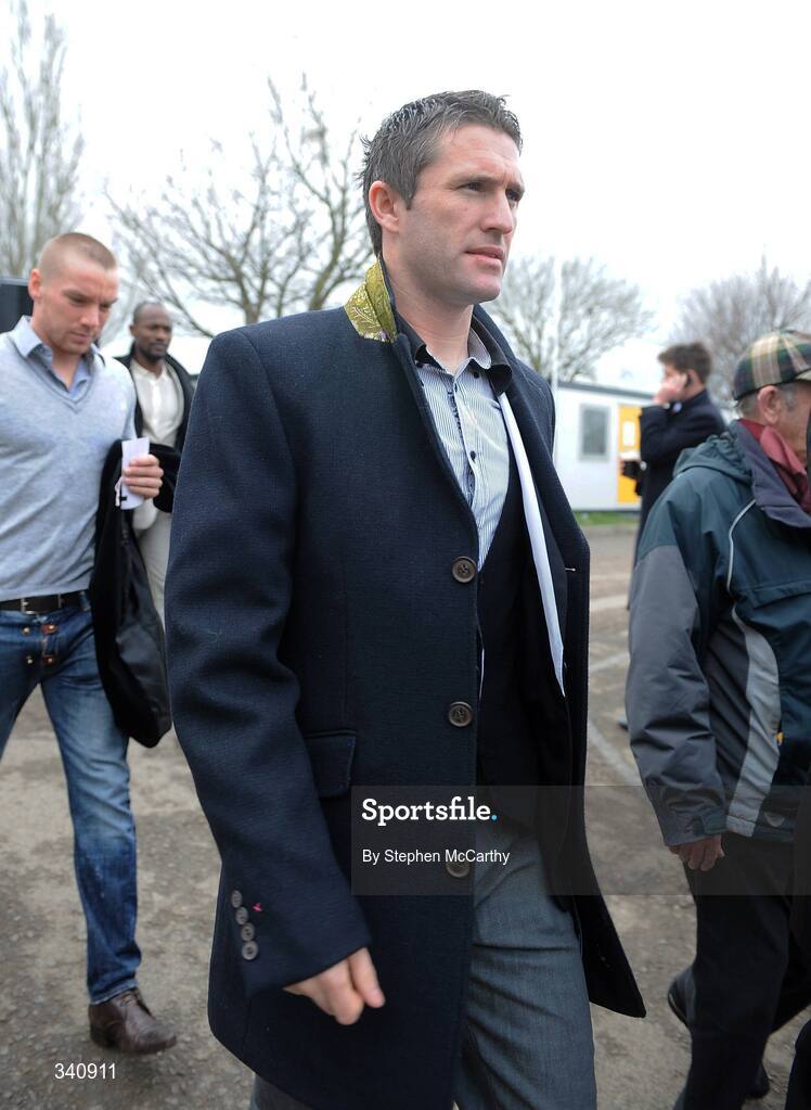 10 March 2009; Tottenham Hotspurs and Republic of Ireland captain Robbie Keane ahead of the opening day of the Cheltenham Racing Festival 2009. Cheltenham Racing Festival, Prestbury Park, Cheltenham, Gloucestershire, England. Picture credit: Stephen McCarthy / SPORTSFILE