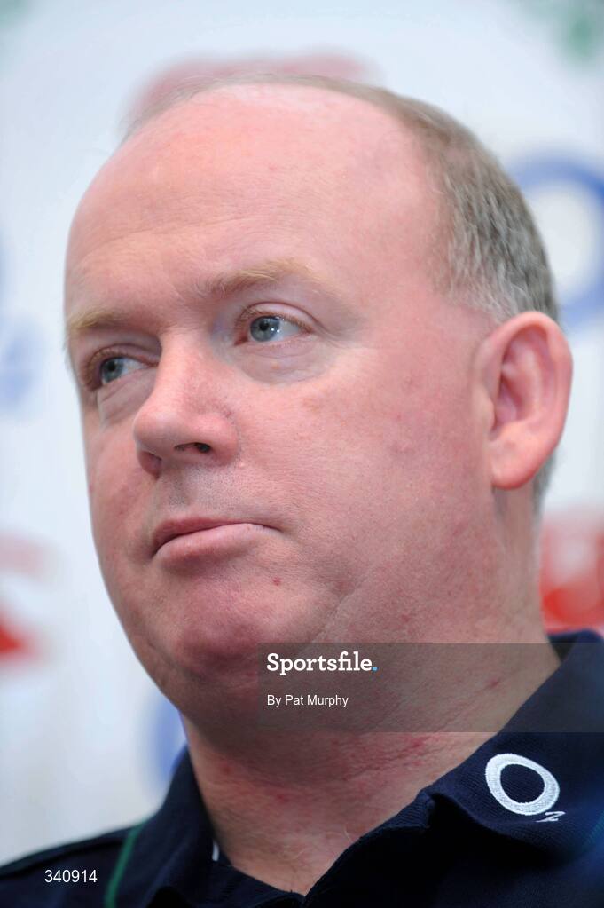 10 March 2009; Ireland head coach Declan Kidney speaking to the media during a press conference ahead of their RBS Six Nations Championship game against Scotland on Saturday. Fitzpatrick's Castle Hotel, Killiney, Dublin. Picture credit: Pat Murphy / SPORTSFILE