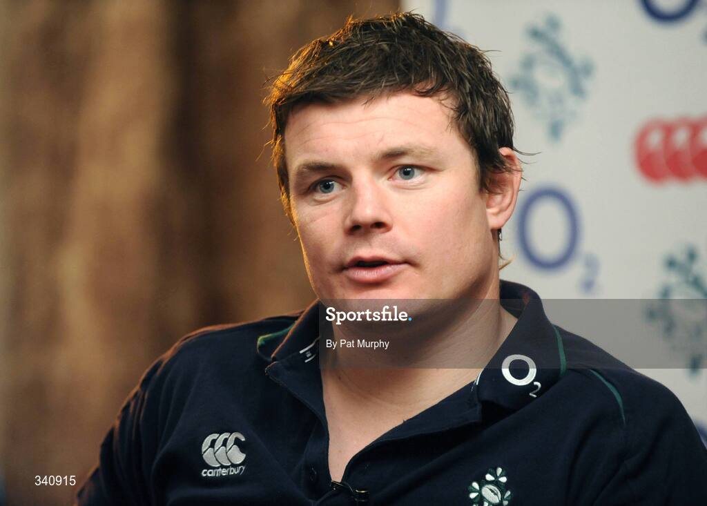 10 March 2009; Ireland captain Brian O'Driscoll speaking to the media during a press conference ahead of their RBS Six Nations Championship game against Scotland on Saturday. Fitzpatrick's Castle Hotel, Killiney, Dublin. Picture credit: Pat Murphy / SPORTSFILE