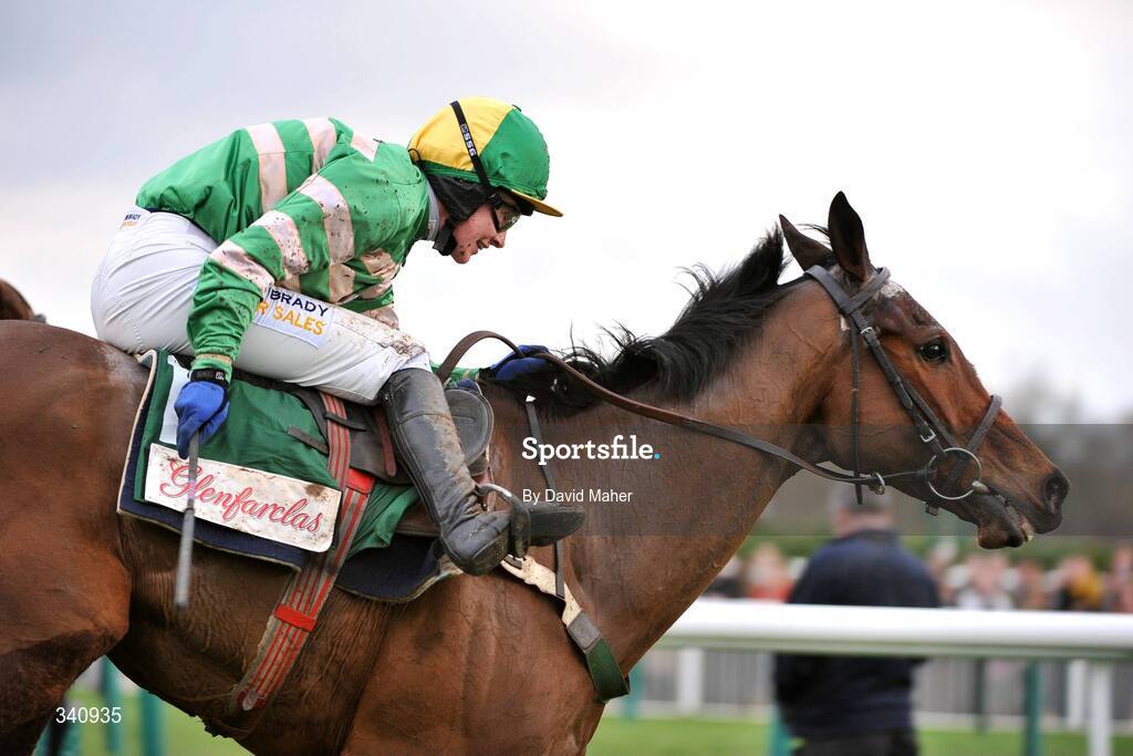 10 March 2009; Garde Champetre, with Nina Carberry up, on their way to winning the Glenfarclas Cross Country Handicap Chase. Cheltenham Racing Festival, Prestbury Park, Cheltenham, Gloucestershire, England. Picture credit: David Maher / SPORTSFILE