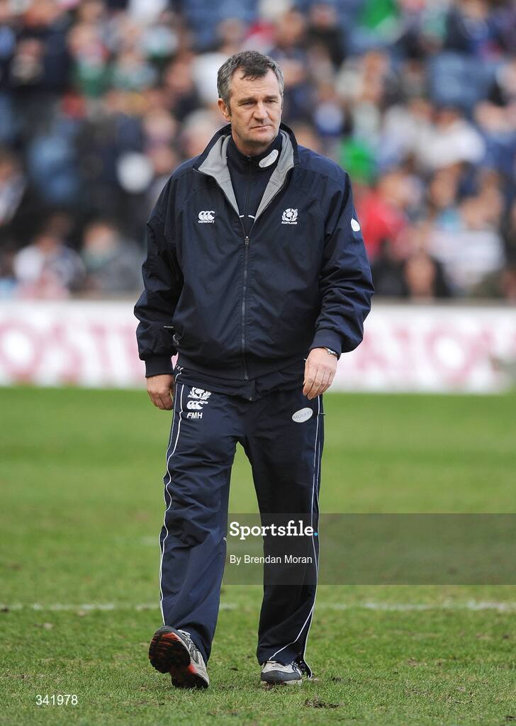 14 March 2009; Scotland head coach Frank Hadden. RBS Six Nations Championship, Scotland v Ireland, Murrayfield Stadium, Edinburgh, Scotland. Picture credit: Brendan Moran / SPORTSFILE