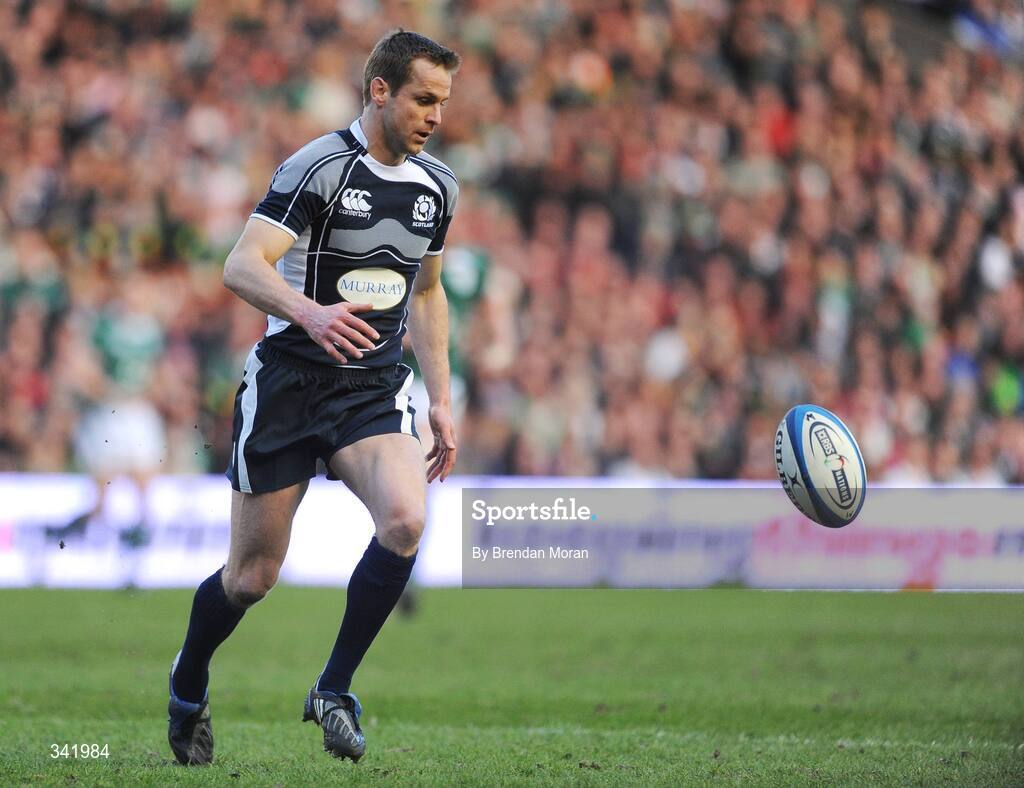 14 March 2009; Chris Paterson, Scotland. RBS Six Nations Championship, Scotland v Ireland, Murrayfield Stadium, Edinburgh, Scotland. Picture credit: Brendan Moran / SPORTSFILE