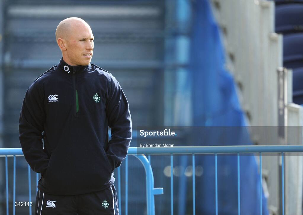 17 March 2009; Ireland's Peter Stringer who took no part in rugby squad training ahead of their RBS Six Nations Championship game against Wales on Saturday. RDS, Dublin. Picture credit: Brendan Moran / SPORTSFILE