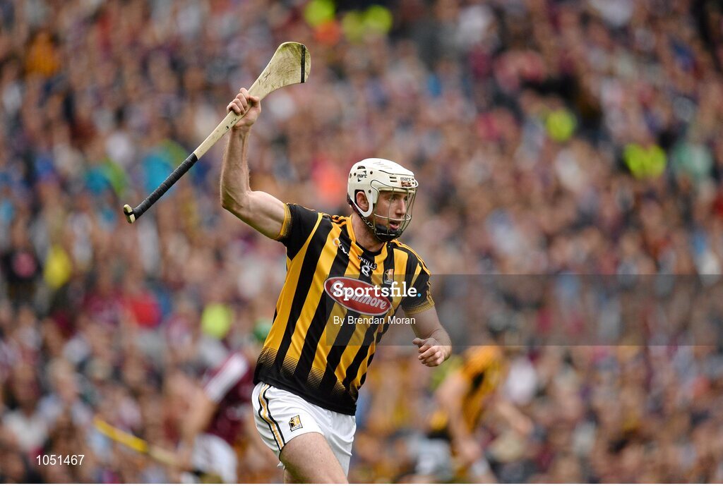 6 September 2015; Michael Fennelly, Kilkenny, celebrates a point late in the game. GAA Hurling All-Ireland Senior Championship Final, Kilkenny v Galway, Croke Park, Dublin. Picture credit: Brendan Moran / SPORTSFILE