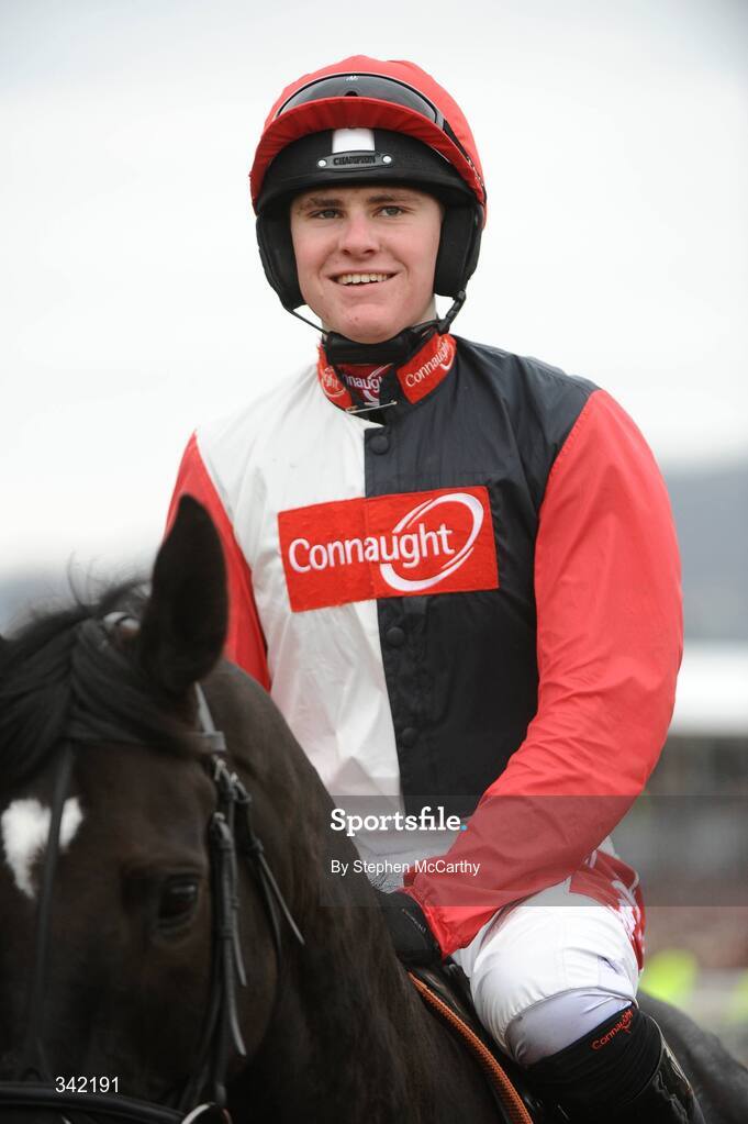 13 March 2009; Jockey Nick Scholfield, onboard My Will, before the totesport Cheltenham Gold Cup Steeple Chase. Cheltenham Racing Festiva, Prestbury Park, Cheltenham, Gloucestershire, England. Picture credit: Stephen McCarthy / SPORTSFILE