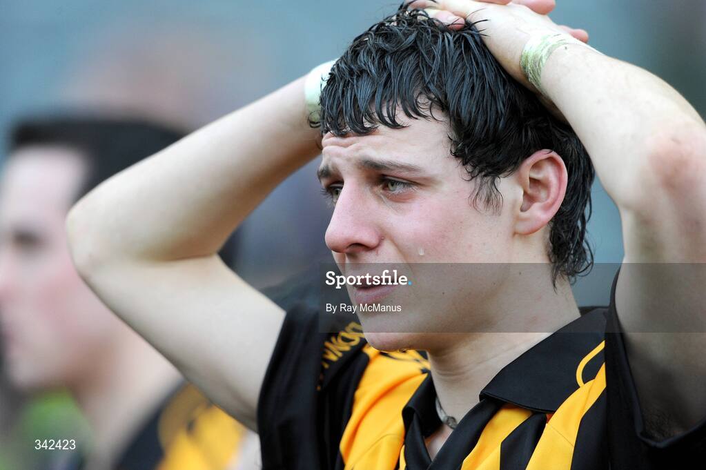 17 March 2009; A dejected Jamie Clarke, Crossmaglen Rangers, after the game. AIB All-Ireland Senior Club Football Championship Final, Crossmaglen Rangers, Co. Armagh, v Kilmacud Crokes, Dublin. Croke Park, Dublin. Picture credit: Ray McManus / SPORTSFILE