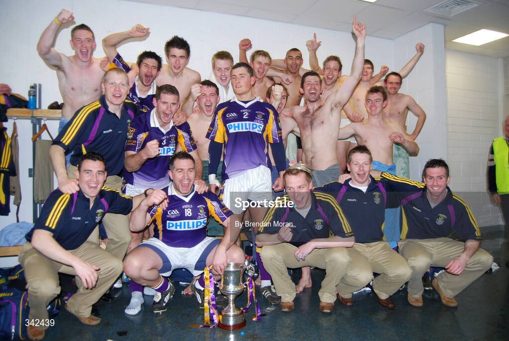 17 March 2009; The Kilmacud Crokes team celebrate with the cup after the game. AIB All-Ireland Senior Club Football Championship Final, Crossmaglen Rangers, Co. Armagh v Kilmacud Croke, Dublin. Croke Park, Dublin. Picture credit: Daire Brennan / SPORTSFILE