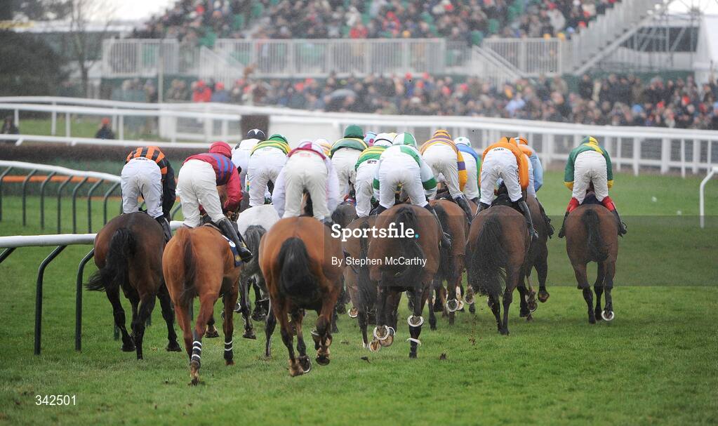 10 March 2009; A general view of the runners and riders during the William Hill Trophy Handicap Chase. Cheltenham Racing Festival - Tuesday, Prestbury Park, Cheltenham, Gloucestershire, England. Picture credit: Stephen McCarthy / SPORTSFILE