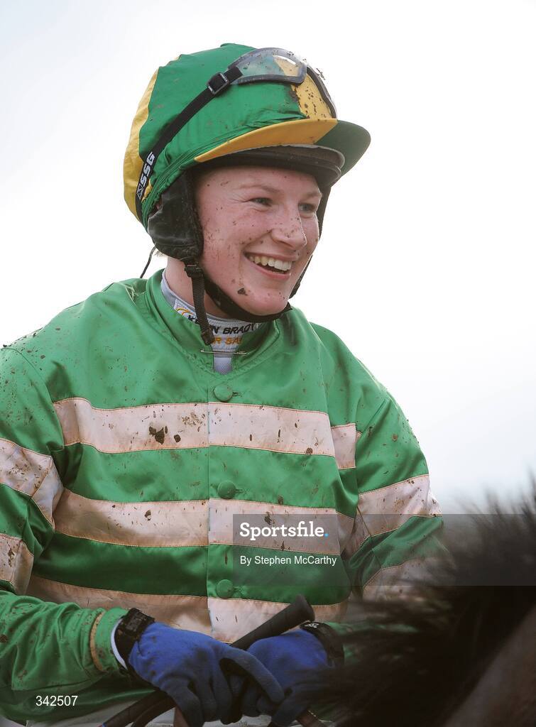 10 March 2009; Jockey Nina Carberry after winning the Glenfarclas Cross Country Handicap Chase, onboard Grande Champetre. Cheltenham Racing Festival - Tuesday, Prestbury Park, Cheltenham, Gloucestershire, England. Picture credit: Stephen McCarthy / SPORTSFILE