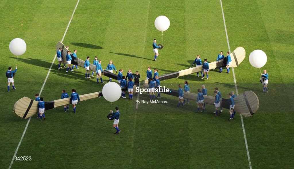 17 March 2009; A general view of celebrations entitled 'Monumental Moments’ from the St. Patrick’s Day Festival, in Croke Park, as part of the GAA's 125th Anniversary. AIB All-Ireland Senior Club Football Championship Final, Croke Park, Dublin. Picture credit: Ray McManus / SPORTSFILE