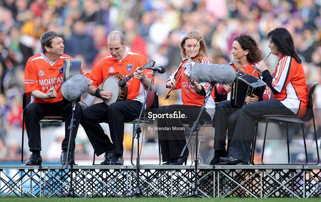 17 March 2009; Half-time entertainment. AIB All-Ireland Senior Club Football Championship Final, Crossmaglen Rangers, Co. Armagh v Kilmacud Croke, Dublin. Croke Park, Dublin. Picture credit: Brendan Moran / SPORTSFILE