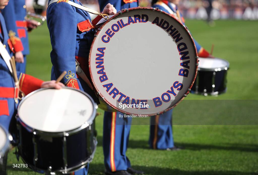 17 March 2009; A general view of the Artane Band. AIB All-Ireland Senior Club Hurling Championship Final, Portumna, Co. Galway v De La Salle, Waterford, Croke Park, Dublin. Picture credit: Brendan Moran / SPORTSFILE